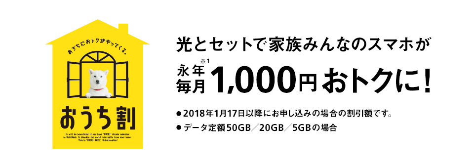 おうち割 光セット|ソフトバンク